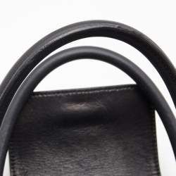 Pre Owned Dior Black Leather Large Diorever Tote