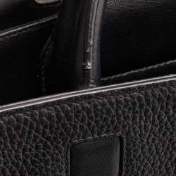 Pre Owned Dior Black Leather Large Diorever Tote