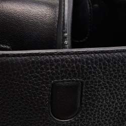 Pre Owned Dior Black Leather Large Diorever Tote