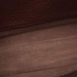 Pre Owned Dior Copper Leather J’adior Flap Shoulder Bag                