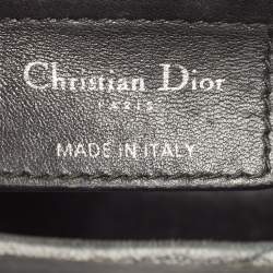 Pre Owned Dior Multicolor Cannage Sequins and Leather Medium Lady Dior Tote