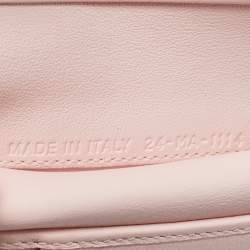 Pre Owned Dior Cream Cannage Patent Leather Lady Dior Flap Wallet