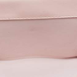 Pre Owned Dior Cream Cannage Patent Leather Lady Dior Flap Wallet