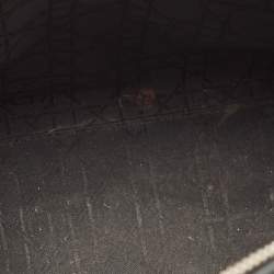 Pre Owned Dior Black Cannage Patent Leather Large Lady Dior Tote