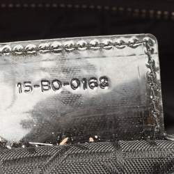 Pre Owned Dior Black Cannage Patent Leather Large Lady Dior Tote