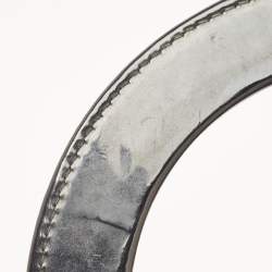 Pre Owned Dior Black Cannage Patent Leather Large Lady Dior Tote