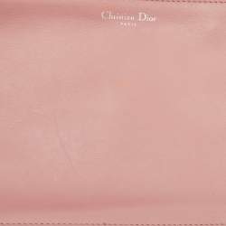 Pre Owned Dior Old Rose Leather Large Diorissimo Shopper Tote