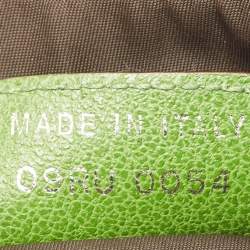 Pre Owned Dior Multicolor Oblique Canvas and Leather Rasta Trotter Saddle Bag