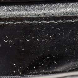 Pre Owned Dior Black Cannage Patent Leather Large Lady Dior Tote