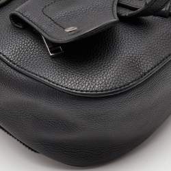 Pre Owned Dior Black Leather Gallop Backpack