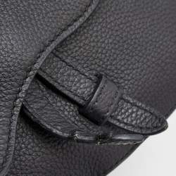 Pre Owned Dior Black Leather Gallop Backpack