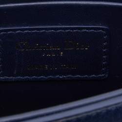 Pre Owned Dior Blue Leather 30 Montaigne Box Bag