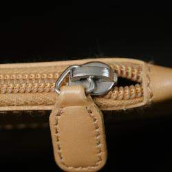 Pre Owned Dior Brown/Green Oblique Canvas Trotter Tote Bag