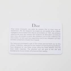 Pre Owned Dior Black Leather Diorama Wallet on Chain