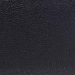 Pre Owned Dior Black Leather Diorissimo Voyageur Zip Around Wallet
