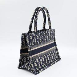 Dior Blue Small Oblique Book Tote bag
