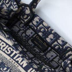 Dior Blue Small Oblique Book Tote bag