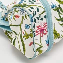 Pre Owned Dior Multicolor Floral Canvas and Leather My Dior Frame Satchel