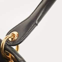 Pre Owned Dior Black Cannage Leather Soft Lady Dior Tote