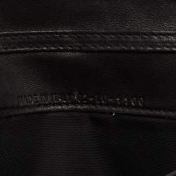 Pre Owned Dior Black Quilted Cannage Leather Lady Dior Wallet on Chain