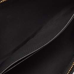 Pre Owned Dior Black Quilted Cannage Leather Lady Dior Wallet on Chain