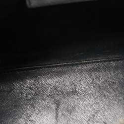 Pre Owned Dior Silver Microcannage Patent Leather Medium Lady Dior Tote