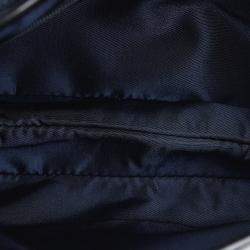 Pre Owned Dior Blue Speedway Double Saddle