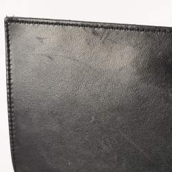 Pre Owned Dior Black Cannage Patent Leather Lady Dior Clutch