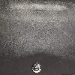 Pre Owned Dior Black Cannage Patent Leather Lady Dior Clutch