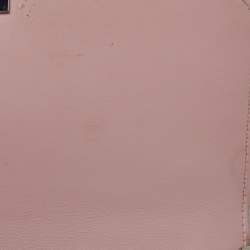 Pre Owned Dior Light Pink Cannage Patent Leather Miss Dior Promenade Chain Bag