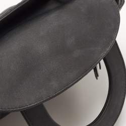Dior Black Cannage Matte Leather Small Lady Dior Tote