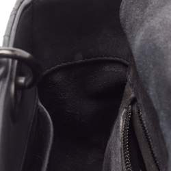 Dior Black Cannage Matte Leather Small Lady Dior Tote