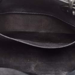 Dior Black Cannage Matte Leather Small Lady Dior Tote