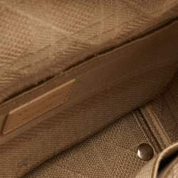 Dior Beige Cannage Embroidered Canvas Medium Lady D-Lite Tote