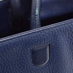 Dior Blue Leather Medium Diorever Bag