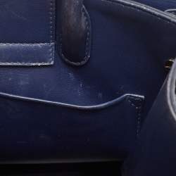 Dior Blue Leather Medium Diorever Bag