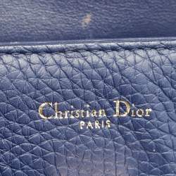 Dior Blue Leather Medium Diorever Bag