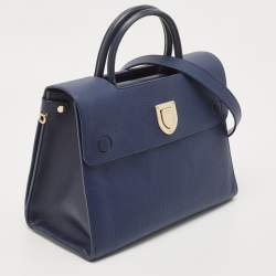 Dior Blue Leather Medium Diorever Bag