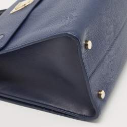 Dior Blue Leather Medium Diorever Bag