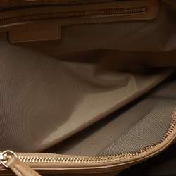 Dior Beige Cannage Leather Large Soft Lady Dior Shopper Tote