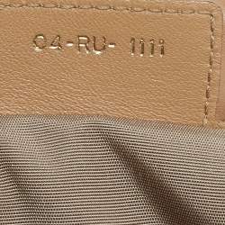 Dior Beige Cannage Leather Large Soft Lady Dior Shopper Tote