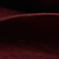 Pre Owned Dior Burgundy Leather Medium Diorama Shoulder Bag