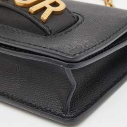 Pre Owned Dior Black Leather Mini J'Adior Shoulder Bag
