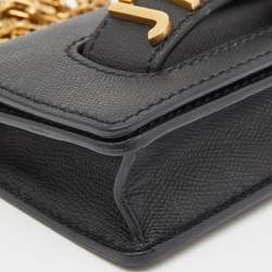 Pre Owned Dior Black Leather Mini J'Adior Shoulder Bag