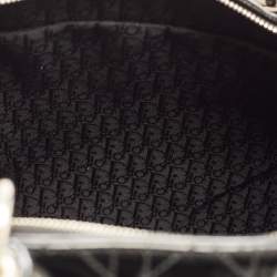 Pre Owned Dior Black Cannage Patent Leather Extra Large Lady Dior Tote