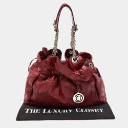 Pre Owned حقيبة هوبو ديور لو ترينت جلد كاناج أسود