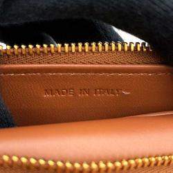 Pre Owned Dior Brown Leather Medium DiorDouble Bag