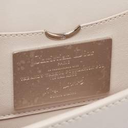 Pre Owned Dior Beige Leather Andy Warhol Clutch