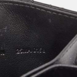 Pre Owned Dior Black Cannage Patent Leather Lady Dior 5 Gusset Card Holder