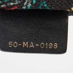 Pre Owned Dior Multicolor Embroidered Canvas Large Book Tote